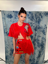 Load image into Gallery viewer, The ZARIA T-Shirt Dress (RED)