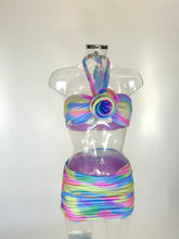 Load image into Gallery viewer, The AMELIA Bikini and Skirt (Tie Dye Snake)