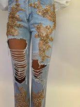 Load image into Gallery viewer, The JEWEL Jeans - Gold