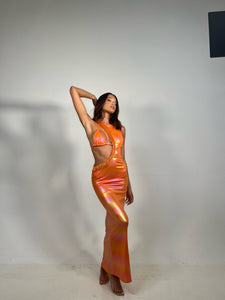 Metallic Orange - LYSSA Dress