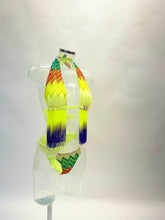 Load image into Gallery viewer, The LILY Bikini and Sarong (Neon Yellow)