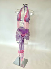 Load image into Gallery viewer, The LILY Bikini and Sarong (Lilac/Pink)