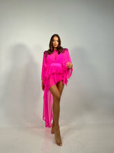 Load image into Gallery viewer, Pink - FREYA 3 Piece - Kaftan, Swimsuit and Long Skirt