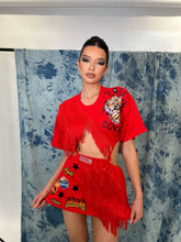 Load image into Gallery viewer, The ZARIA T-Shirt Dress (RED)