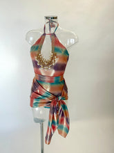 Load image into Gallery viewer, The CHARLOTTE Swimsuit, Sarong and Belt / Headband (Mix Colour Shine)