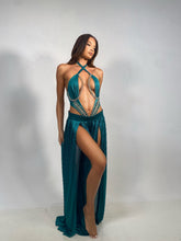 Load image into Gallery viewer, Emerald Green Silk - VENUS Trousers