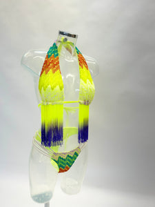 The LILY Bikini and Sarong (Neon Yellow)