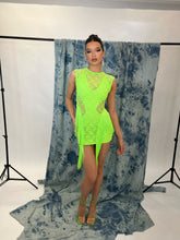 Load image into Gallery viewer, The BRENNA Top with Cut Out Dress (Neon Lace)