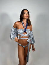 Load image into Gallery viewer, Silver Silk - LEVANNA Bikini Knicker