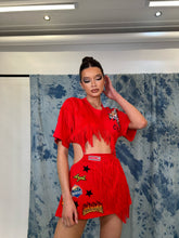 Load image into Gallery viewer, The ZARIA T-Shirt Dress (RED)