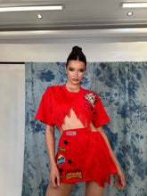 Load image into Gallery viewer, The ZARIA T-Shirt Dress (RED)