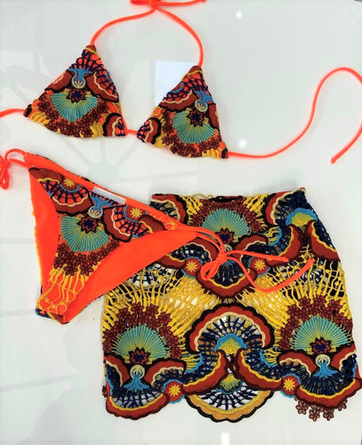 PROMOTION BIKINI AND SKIRT - LACE